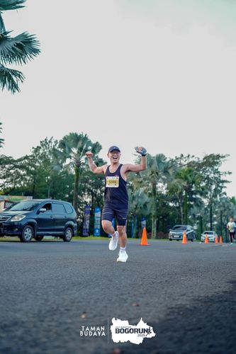 Race photo from Taman Budaya x BOGORUN 2025