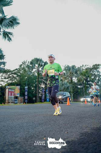 Race photo from Taman Budaya x BOGORUN 2025