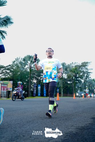 Race photo from Taman Budaya x BOGORUN 2025
