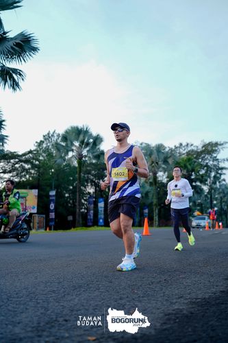 Race photo from Taman Budaya x BOGORUN 2025