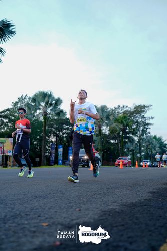 Race photo from Taman Budaya x BOGORUN 2025