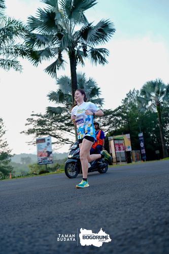 Race photo from Taman Budaya x BOGORUN 2025