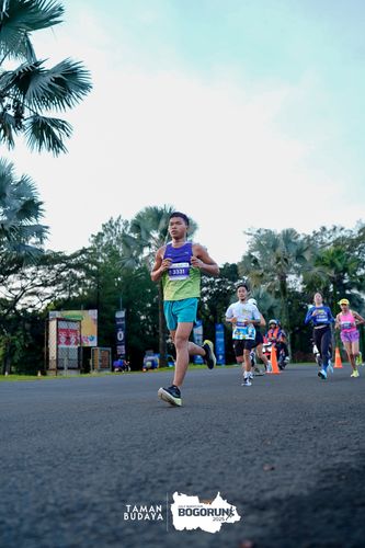 Race photo from Taman Budaya x BOGORUN 2025