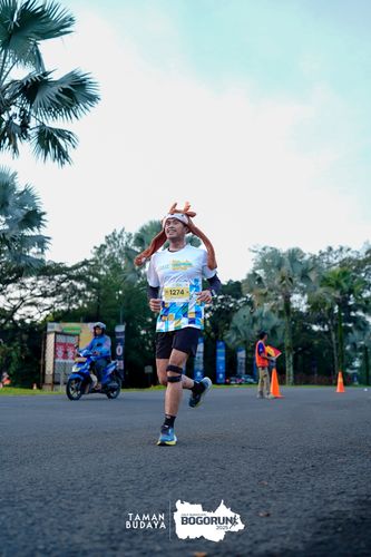 Race photo from Taman Budaya x BOGORUN 2025
