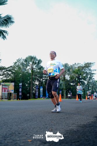 Race photo from Taman Budaya x BOGORUN 2025