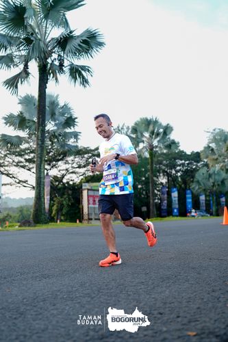 Race photo from Taman Budaya x BOGORUN 2025