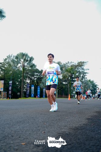 Race photo from Taman Budaya x BOGORUN 2025