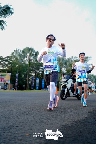 Race photo from Taman Budaya x BOGORUN 2025