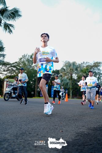 Race photo from Taman Budaya x BOGORUN 2025