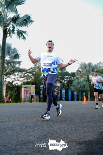Race photo from Taman Budaya x BOGORUN 2025