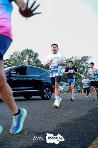 Race photo from Taman Budaya x BOGORUN 2025