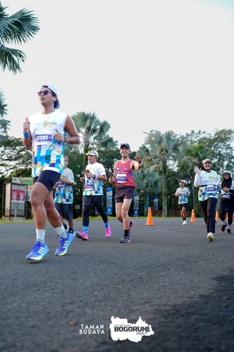 Race photo from Taman Budaya x BOGORUN 2025