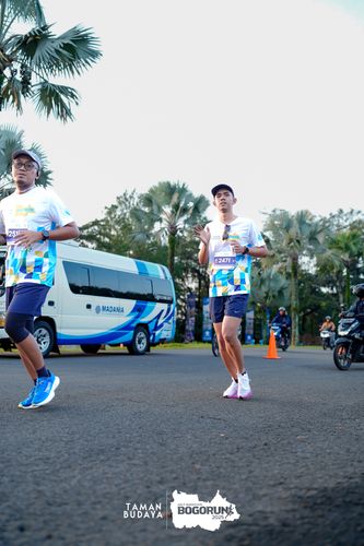 Race photo from Taman Budaya x BOGORUN 2025