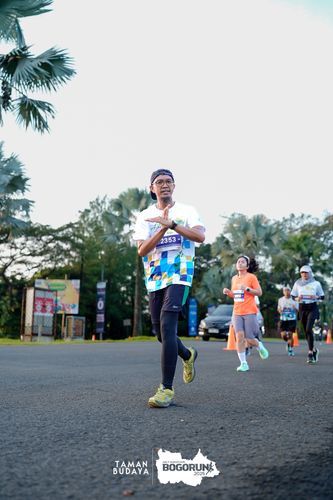 Race photo from Taman Budaya x BOGORUN 2025