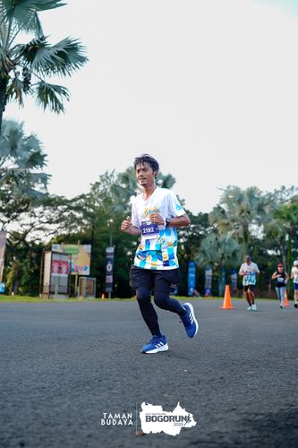 Race photo from Taman Budaya x BOGORUN 2025