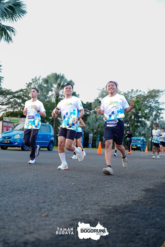 Race photo from Taman Budaya x BOGORUN 2025
