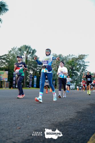 Race photo from Taman Budaya x BOGORUN 2025