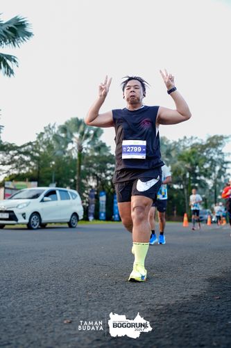 Race photo from Taman Budaya x BOGORUN 2025