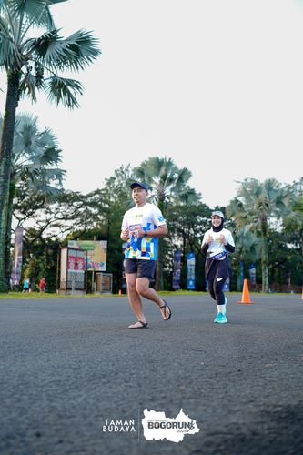 Race photo from Taman Budaya x BOGORUN 2025