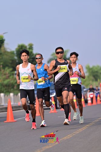 Race photo from CISANGKAN KBP CITY RUN 2025