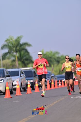 Race photo from CISANGKAN KBP CITY RUN 2025