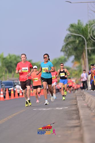 Race photo from CISANGKAN KBP CITY RUN 2025