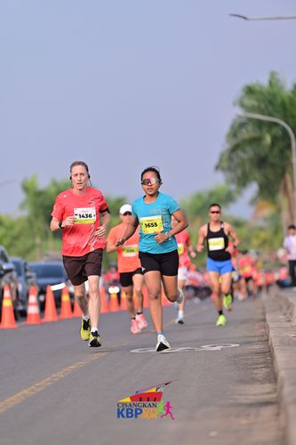 Race photo from CISANGKAN KBP CITY RUN 2025