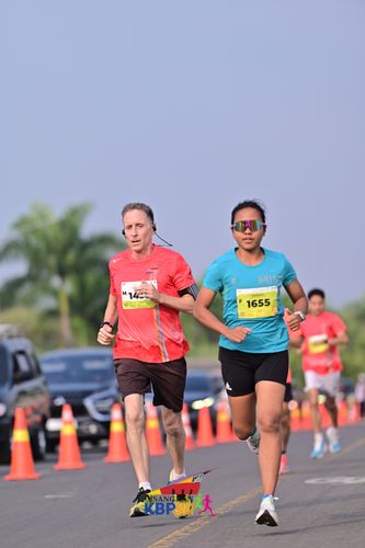 Race photo from CISANGKAN KBP CITY RUN 2025