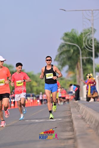 Race photo from CISANGKAN KBP CITY RUN 2025
