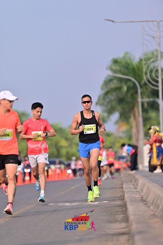 Race photo from CISANGKAN KBP CITY RUN 2025