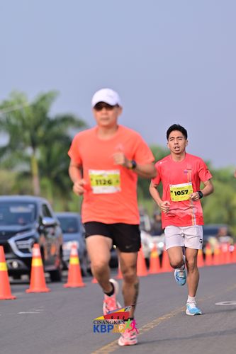 Race photo from CISANGKAN KBP CITY RUN 2025