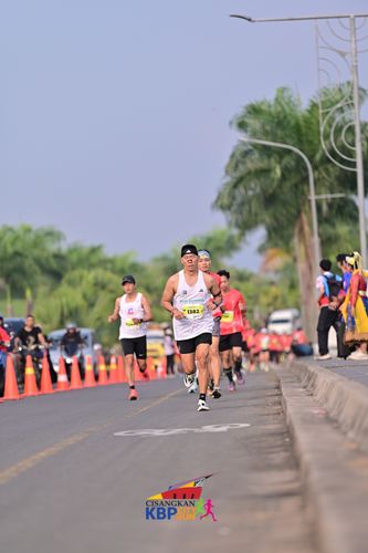 Race photo from CISANGKAN KBP CITY RUN 2025