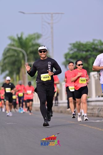 Race photo from CISANGKAN KBP CITY RUN 2025