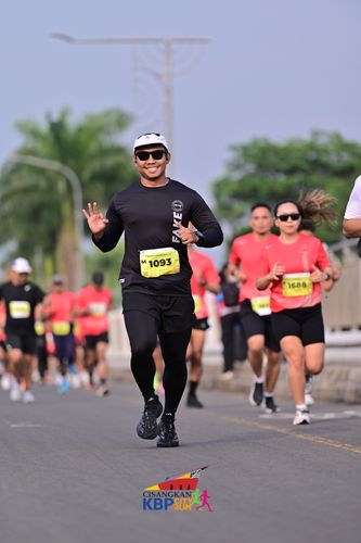 Race photo from CISANGKAN KBP CITY RUN 2025