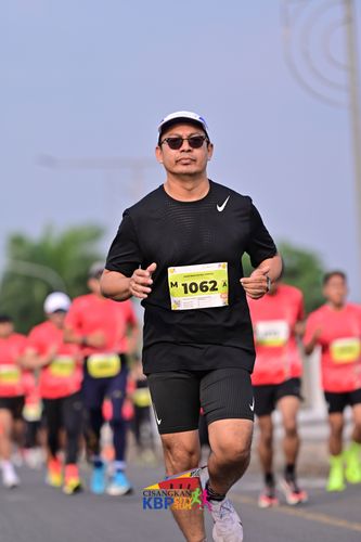 Race photo from CISANGKAN KBP CITY RUN 2025