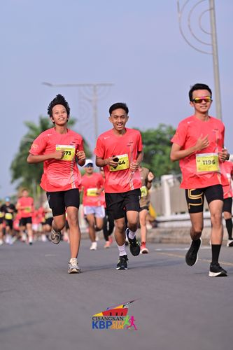 Race photo from CISANGKAN KBP CITY RUN 2025