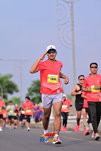 Race photo from CISANGKAN KBP CITY RUN 2025