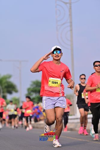 Race photo from CISANGKAN KBP CITY RUN 2025