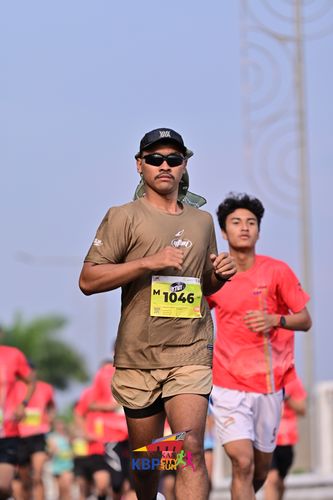 Race photo from CISANGKAN KBP CITY RUN 2025