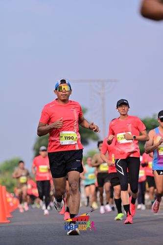 Race photo from CISANGKAN KBP CITY RUN 2025