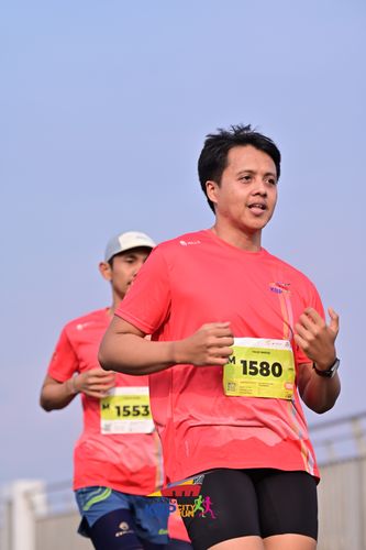 Race photo from CISANGKAN KBP CITY RUN 2025