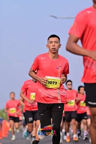 Race photo from CISANGKAN KBP CITY RUN 2025