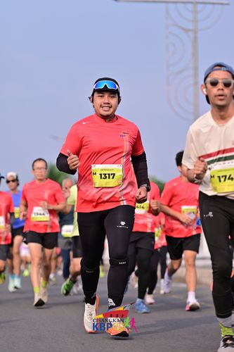 Race photo from CISANGKAN KBP CITY RUN 2025
