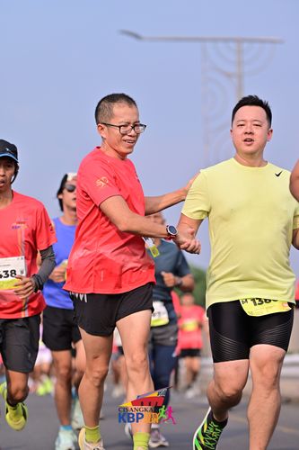 Race photo from CISANGKAN KBP CITY RUN 2025