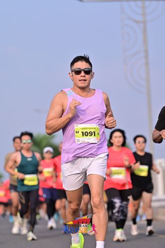 Race photo from CISANGKAN KBP CITY RUN 2025
