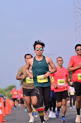Race photo from CISANGKAN KBP CITY RUN 2025