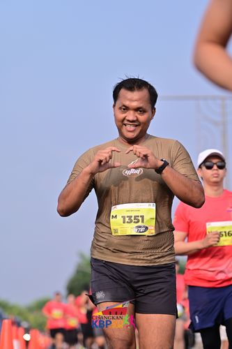 Race photo from CISANGKAN KBP CITY RUN 2025