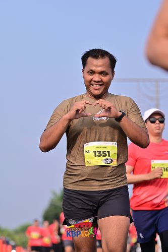 Race photo from CISANGKAN KBP CITY RUN 2025