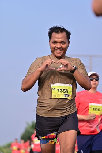 Race photo from CISANGKAN KBP CITY RUN 2025