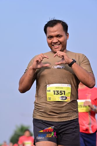 Race photo from CISANGKAN KBP CITY RUN 2025